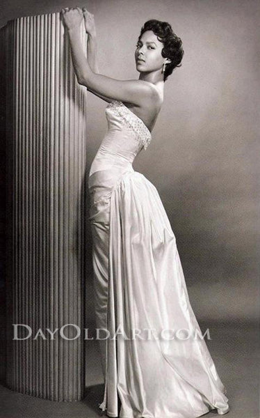 Dorothy Dandridge in an Evening Gown