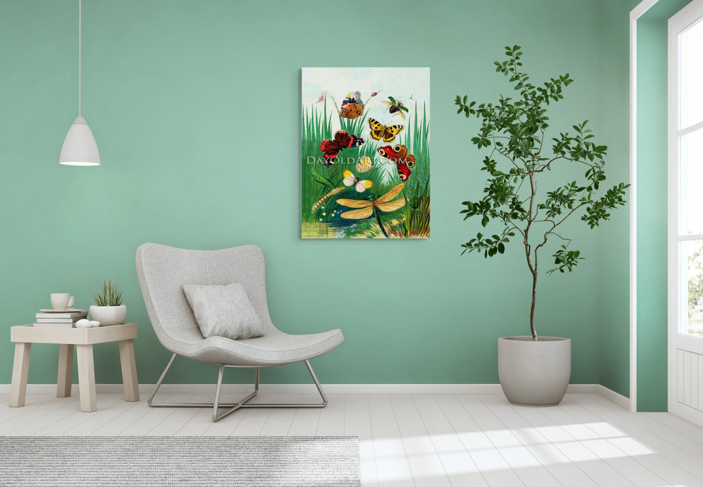 Dragonfly Emerging from the Pupae