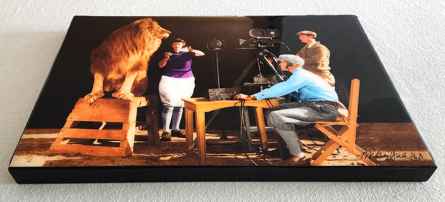 Filming the Roar of the MGM Lion