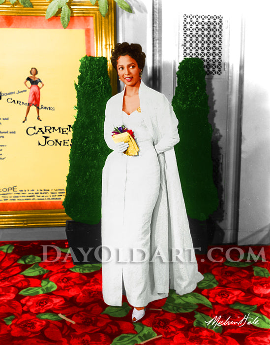 Dorothy Dandridge at the Premiere of Carmen