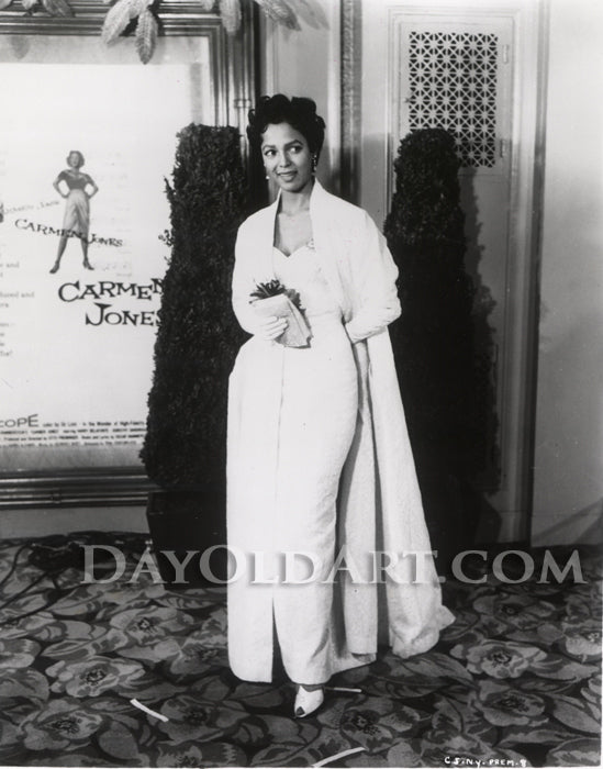 Dorothy Dandridge at the Premiere of Carmen