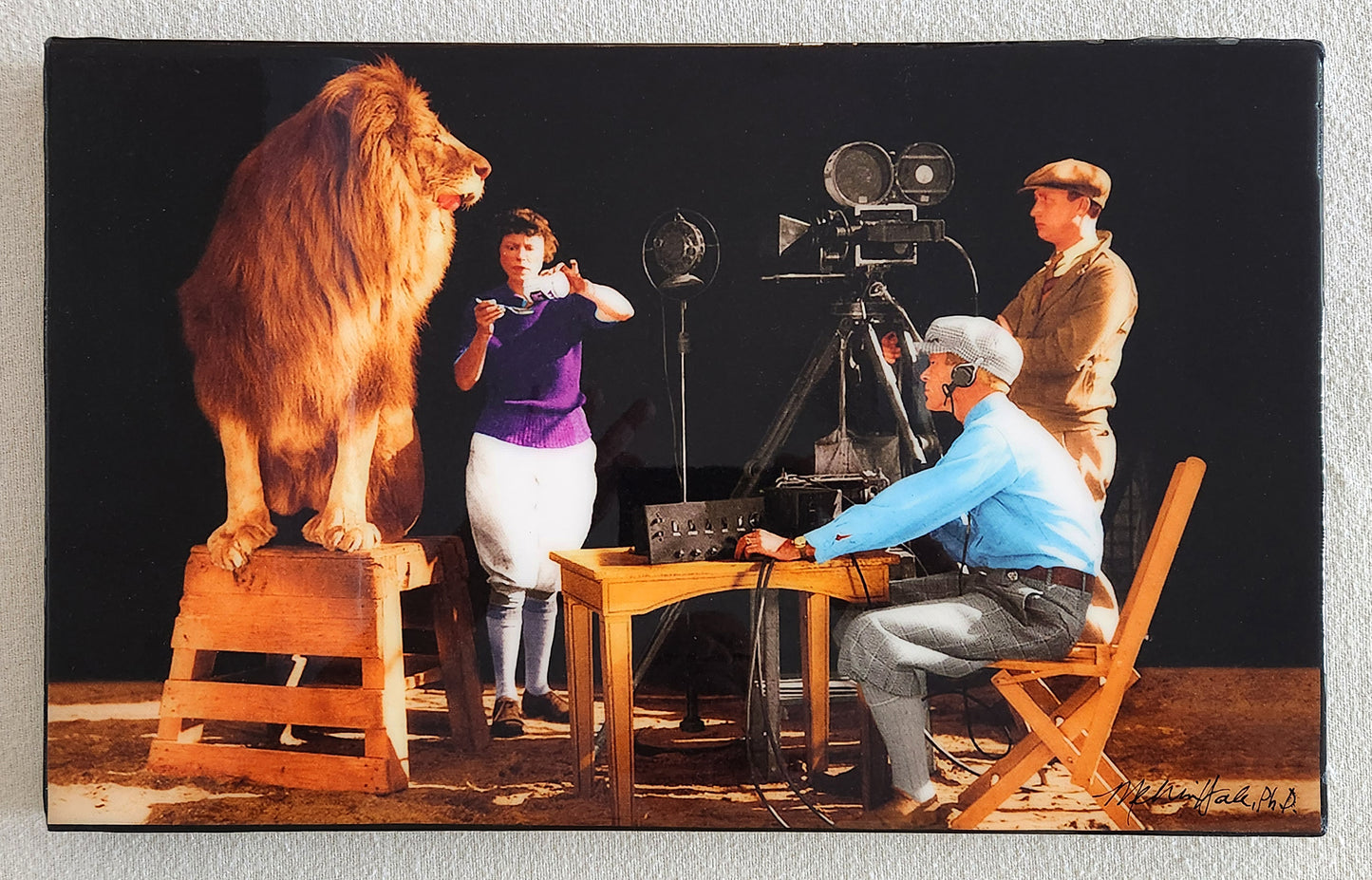 Filming the Roar of the MGM Lion