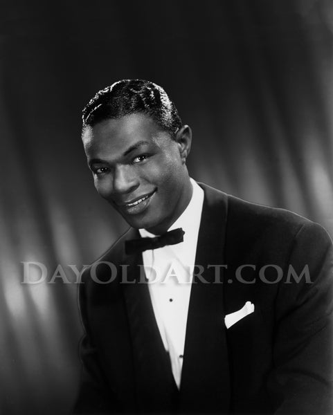 Nat King Cole in a Crimson Tuxedo